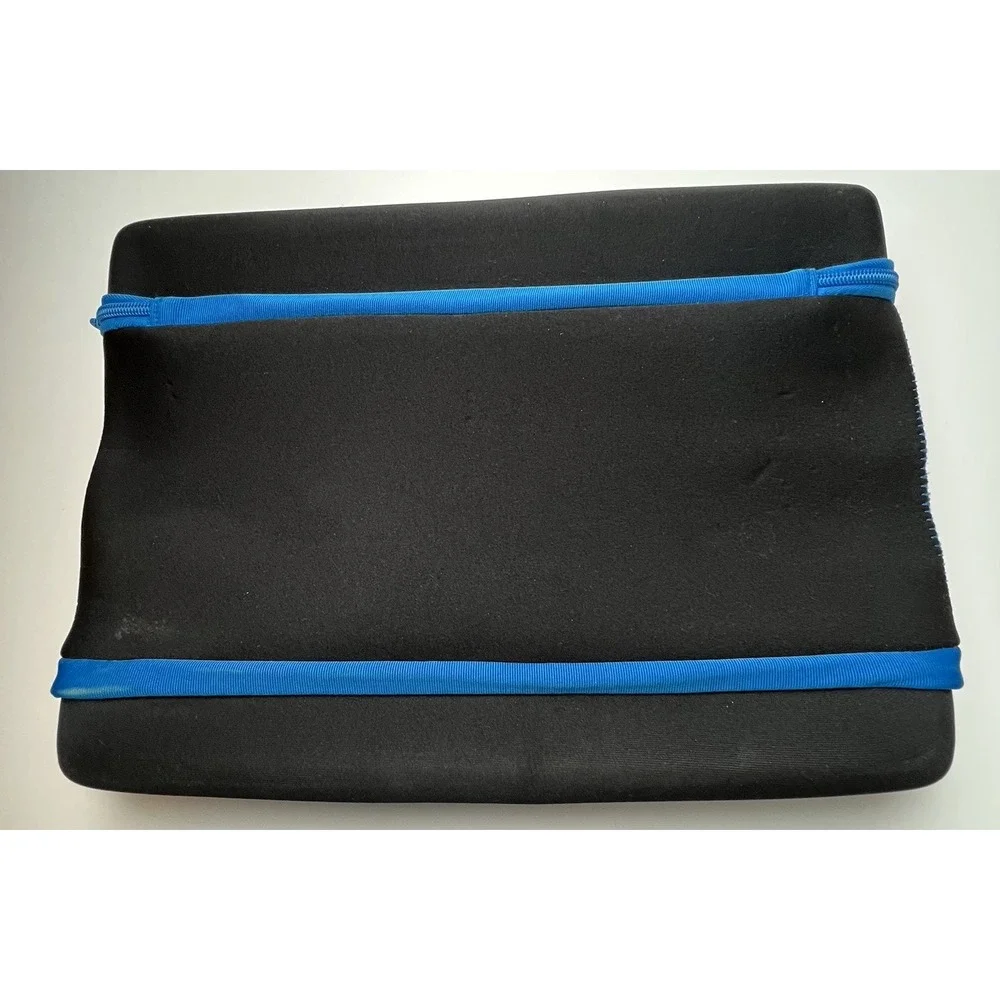 Laptop Neoprene Sleeve  Case Zipper Bag Reinforced on Long Ends Logo
